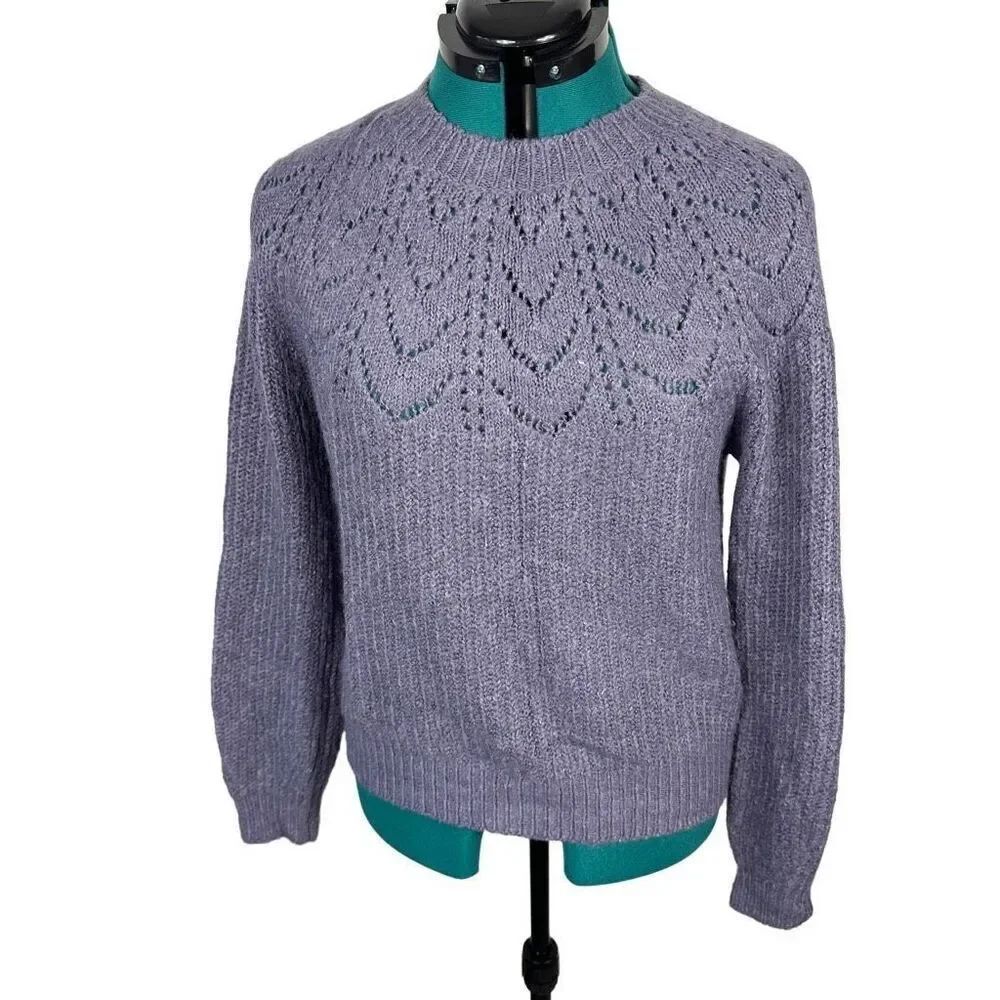 Ann Taylor Purple Sweater- size S